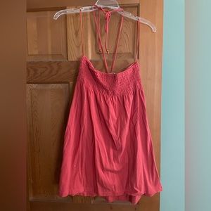 Tube top halter dress
